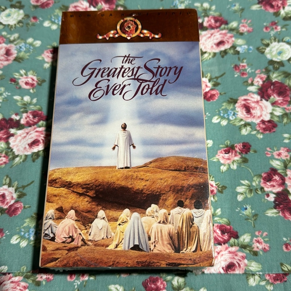 The Greatest Story Ever Told 📼 VHS Sealed tapes. 1965 Movie, Sidney Poitier. 💫